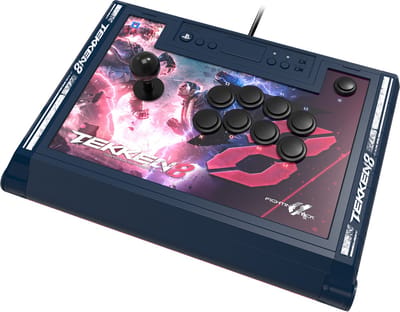 HORI - Fighting Stick Alpha voor PlayStation®5, PlayStation®4 en PC - Tekken 8 - Officieel gelicentieerd door Sony en Brandai-Namco
