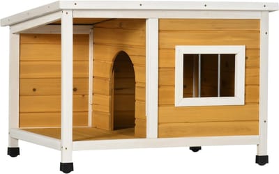 Hondenhuis klein tot 8kg - Hondenhok voor buiten - Hondenhok - Hondenhok hout - Hondenhuis voor buiten