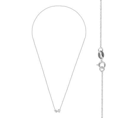 WeLoveSilver - zilveren ketting - 925 zilver - vierkante schakels