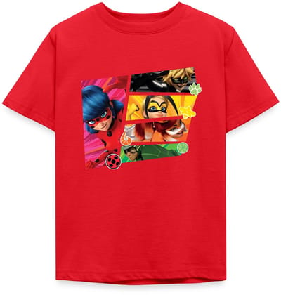 Miraculous Superhelden Ladybug Chat Noir Vesperia T-Shirt Kinderen