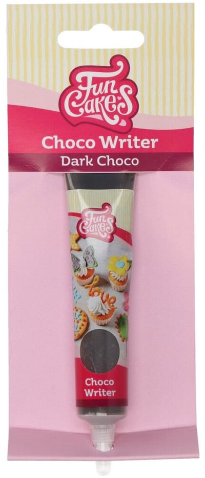FunCakes Choco Writer - Pure Choco - 25g - Food Pen voor Taartdecoratie