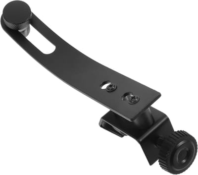 BESTonZON microfoon clip microfoon ondersteuning drum snare-clips beugel drumclip muziek standaard schokbestendige drumclip klem houder legering Black