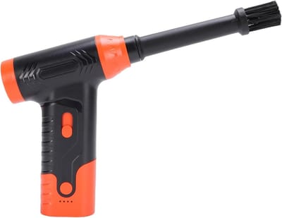 Draadloze Stofzuiger - Luchtblazer Auto - Snel Reinigen - Vacuüm en Blaas - 17 x 11 x 4 cm - Oranje