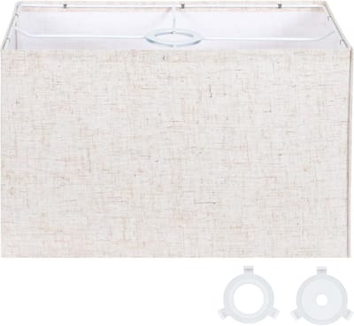 Glazen lampenkap bureaulamp - Wit - 30 cm - Glazen Lampenkap voor Staande Lampen - Voor Thuis en Kantoor