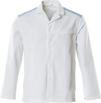 Mascot Food & Care Jas 20254-442 - wit/helder blauw - 3XL
