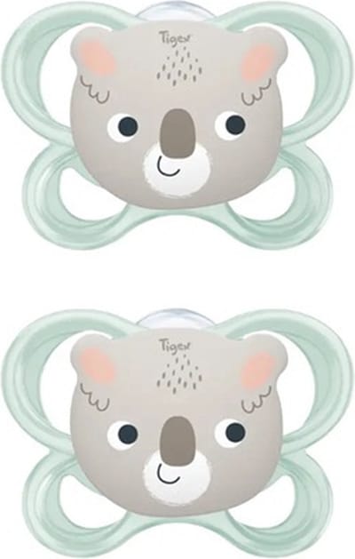 Tigex | 2 Mini Fopspenen | 0-6 m | 0-6 maanden