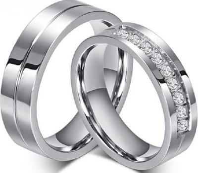 Jonline Prachtige Titanium Ringen voor hem en haar | Trouwringen | Vriendschapsringen |Relatieringen