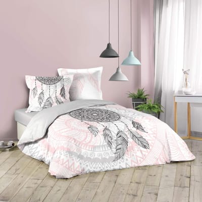 MTTproducts- Beddengoedset 3-delig - Dekbedovertrek 240 x 220 cm - Kussenslopen 63 x 63 cm - 100% Katoen - Öko-Tex-gecertificeerd - Modern motief