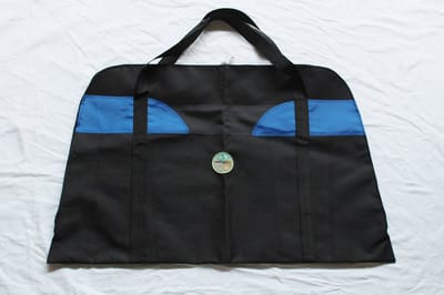 Recycle droogpak tas | Procean | Zwart - blauw - donkerrood