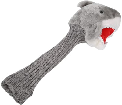 Dailygoods- Driver Headcover Premium Kwaliteit - Shark Hoofd - Universeel Geschikt voor 3/5 Houten Driver - Lichtgewicht - Duurzaam - Beschermt Tegen Krassen - Golfclubhoes