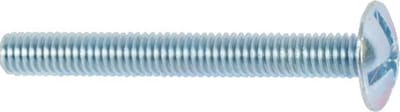 Laagbolkopschroef met Moer. M5 x 40mm. lang. Kruiskop. Verzinkt. 70 stuks Bouten met Moeren. Ifix.
