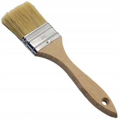 Universeel P-A50 - Platte kwast - Houten handgreep - Veelzijdig gebruik - 50 mm breedte