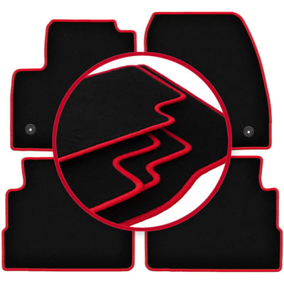 CARLUX-RED automatten voor: Ford Kuga MK2 SUV (2012-2019)