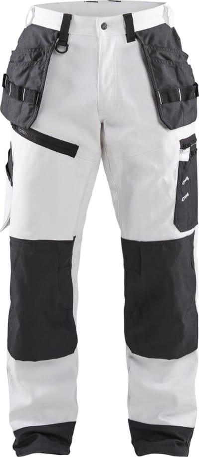 Blaklader Werkbroek X1500 1510-1210 - Wit/Donkergrijs - C146