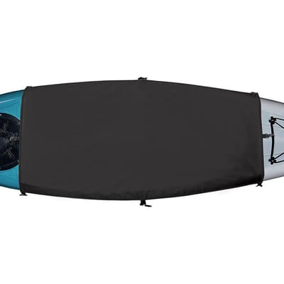 420D Oxford Doek Kajak Cockpit Zeil Waterdichte Afdichting Cockpit Hoes voor Binnen- en Buitenopslag 60x29inch black