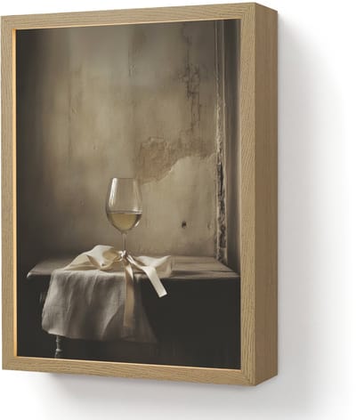 Wandlamp 30x40 cm - Oplaadbaar - Strik - Beige - Witte - Wijn - Wandlampen binnen woonkamer - Slaapkamer lamp - Decoratieve nachtlamp - Vloerlamp draadloos