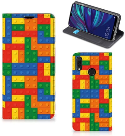 Huawei Y7 hoesje Y7 Pro (2019) Hoesje met Magneet Blokken