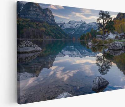 Saammp Muurcirkel Hout - Abstract Kleurrijk Hert - Natuur - Dieren - Ø 90 - Wandcirkel - Wanddecoratie Cirkel - Muurdecoratie Woonkamer - Slaapkamer decoratie - Rond Schilderij