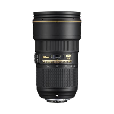 Nikon AF-S NIKKOR 24-70mm f/2.8E ED VR Lens zwart