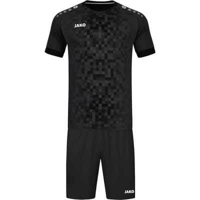 Jako Pixel Shirt Korte Mouw Heren - Zwart | Maat: S