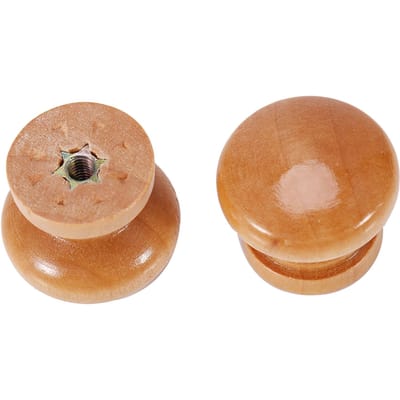 10 stuks SML natuurhouten meubelgrepen voor keukenkastjes, lades en deuren Large 33MM