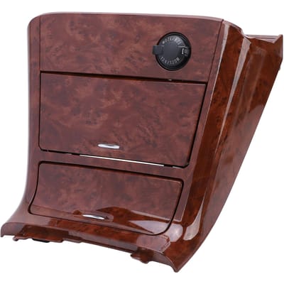Onderconsole Bedieningspaneel Krasbestendig Stijlvol Sigarettenaanstekerpaneel Montage voor Camry XV30 2001 tot 2006 brown