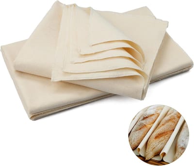 Deegdoeken Set van 3 - Ideaal voor Brood en Bakken, 75 x 45 cm, Katoen