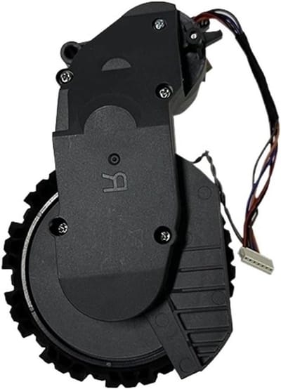 Stofzuiger Wielmodule - Reservewiel Onderdeel - Efficiënt Schoonmaken - Slijtvast Materiaal - 50 Gram - Zwart