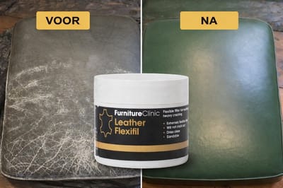 Leer Reparatie Vuller 50ml – Flexifiller – Flexibel Vulmiddel voor Krassen, Scheuren & Gaten – Herstel Leer Banken & Auto stoelen – Leather Filler DIY