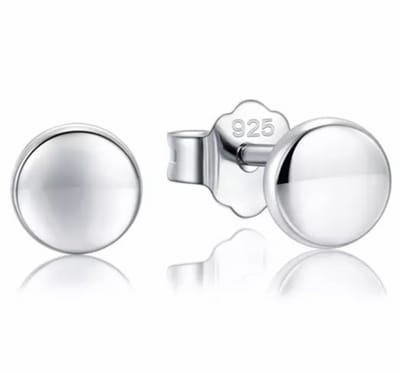 Oorbellen-Zilver-Rond-Steker