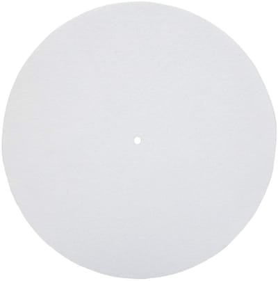 Dailygoods- Draaitafelmat Duurzaam Wol - Antislip - Geluid Optimalisatie - 300 mm - Compatibel met Alle Draaitafels - Delicaat Geluid - Platenspelermat