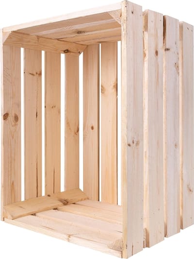 Creative Deco 3 x Natuurlijke Houten Kist | 50 x 40 x 30 cm | Houten Mand Ideaal voor Opslag Cadeau Decoratie DIY Ambachten | voor Documenten Speelgoed Gereedschap
