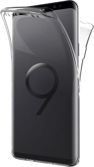 Hoesje geschikt voor Samsung Galaxy S9 - Shockproof Siliconen Gel TPU Case Screenprotector Transparant Cover Hoesje iCall- (0.5mm)