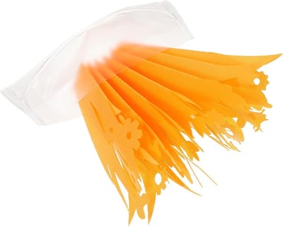 Decoratieve Luchtbevochtiger - Planten Luchtbevochtiger - Reptielen Verzorgen - Natuurlijke Verdamping - 20 x 17 cm - Oranje