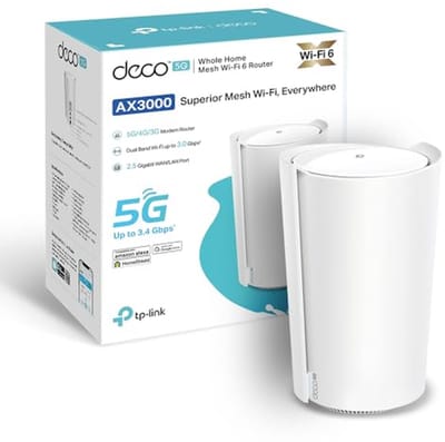 5G Mesh Router WiFi 6 Dual Band AX3000Mbps met 2.5G Port en Gigabit Poorten