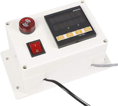 Digitale lengtemeter - Rolwiel teller - Nauwkeurig meten - Geheugenfunctie bij stroomuitval - 0-999999 bereik - Grijs