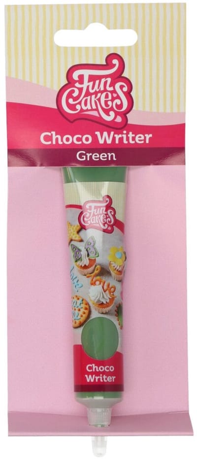 FunCakes Choco Writer - Groen - 25g - Food Pen voor Taartdecoratie