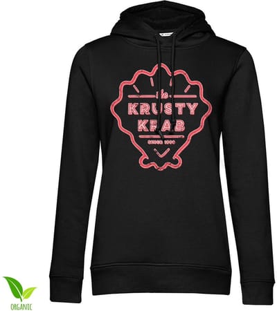 Spongebob The Krusty K-rab, sinds 1999. Dameshoodie, zwart