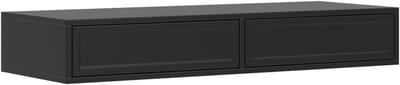 Selsey VELVETO – Kaptafel met lades, zwart, 110 cm