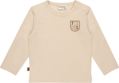 Frogs and Dogs - Play All Day Baby Shirt F&D | Smoke Gray - Katoen - Maat 50/56