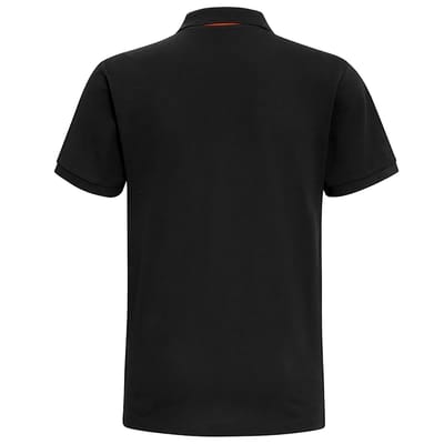 Asquith & Fox Heren Klassieke Pasvorm Contrast Poloshirt (Zwart / Oranje)