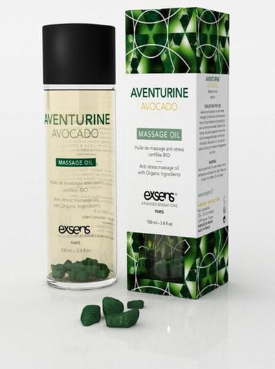 Exsens - Biologische Aventurijn Avocado Sensuele Lichaams- & Massageolie
