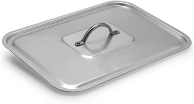 Deksel Albergo rechthoekig - Keukendeksel Aluminium - Koken Beschermen - Lijn Hotel Design - 25 x 18 cm - Veelkleurig