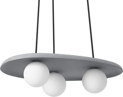 OSRAM Decor Nest decoratieve hanglamp van beton, 3 lampen, met G9 fitting, IP20, grijs