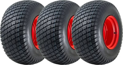 26x12.00-12 grasmaaierwiel, 6-laags, P332, straatlegaal, 5 bouten, 140 mm PCD velg (set van 3)