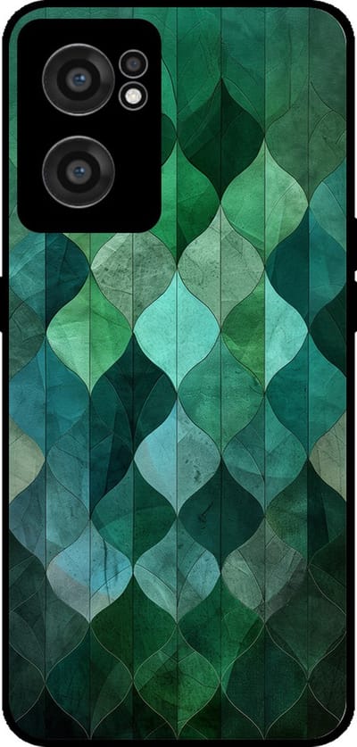 Smartphonica Telefoonhoesje Geschikt voor OnePlus Nord CE 2 5G met groene bladeren opdruk - TPU backcover case green leaf design - Groen geschikt voor OnePlus Nord CE 2 5G