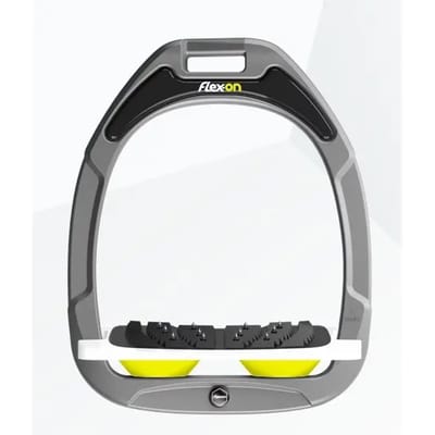 Inklined Ultra Grip Aluminium/Wit/Geel Flex-On Green Composite