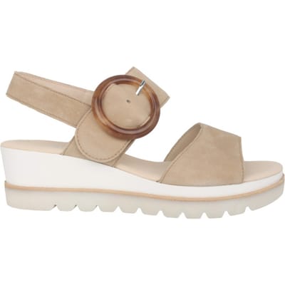 Gabor 44.645.14 - dames sandaal - Beige - maat 40.5 (EU) 7 (UK)