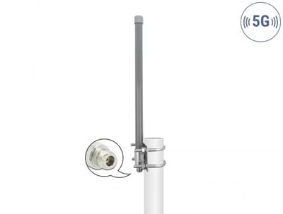 5g 3,3 - 3,8 GHz antenne N Jack 8 dbi 50 cm omnidirectioneel vaste buitengrijs