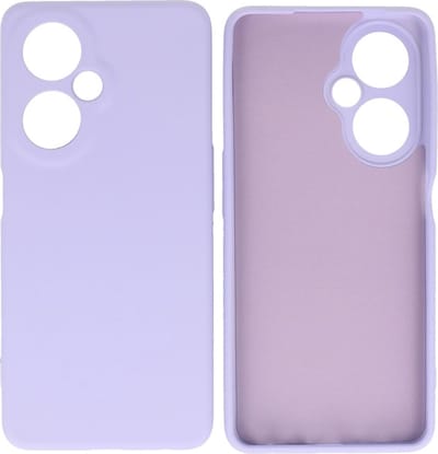 Hoesje Geschikt voor de OnePlus Nord CE 3 Lite - Fashion Backcover Hoesje - Colorful Telefoonhoesje - Paars